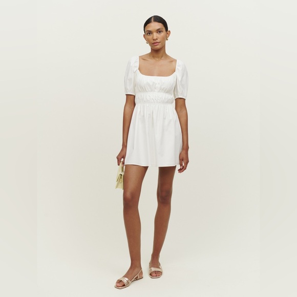 Reformation Woods Dress In White, size XS, brand new, never worn, no flaws. - Picture 5 of 10